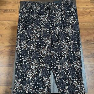 Maurices Wide Leg Floral Pant 18short